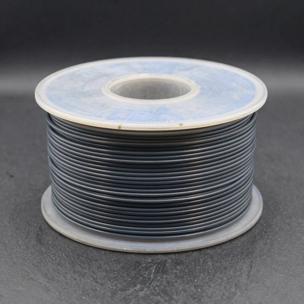 Filamento Flexível TPU 1.75mm Cinza Titânio 500g